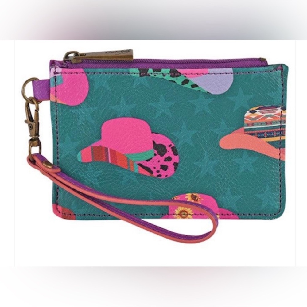 Colorful Women's Catchfly Studio Western Wristlet Wallet 🤠